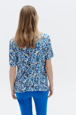 Fashion Tshirt Tblue Femme Tops Et T-Shirts
