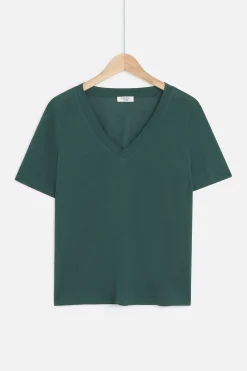 Fashion Tshirt Tini Bleu Turquoise Femme Tops Et T-Shirts