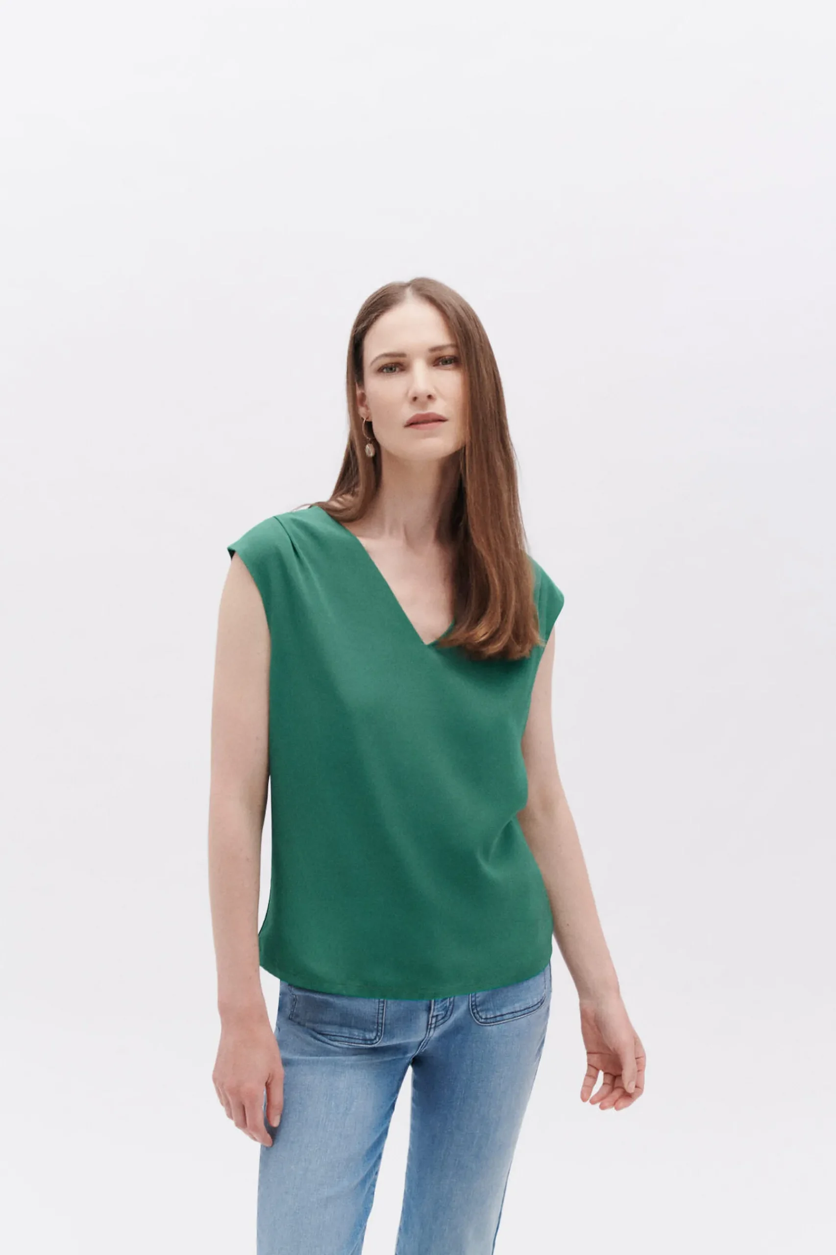 Shop T-Shirt Tkaren Vert Menthe Femme Tops Et T-Shirts
