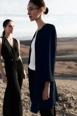 Best Sale Veste Longueur Midi Et Coupe Structuree. Femme Manteaux